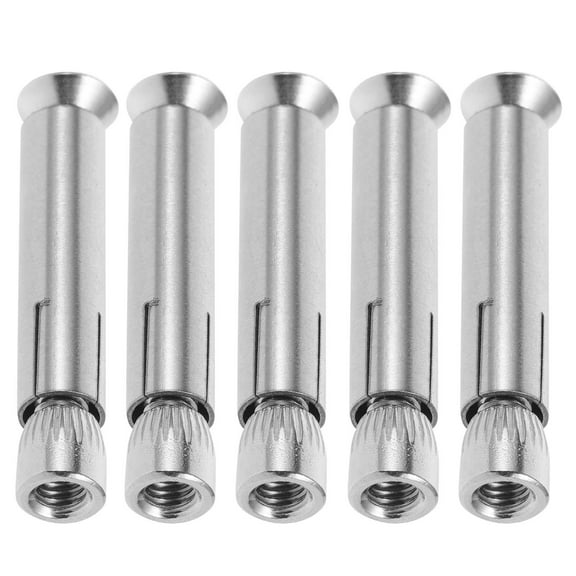 Houderco 5Pcs Metal Expansion Bolts for Fastening and Security in Construction