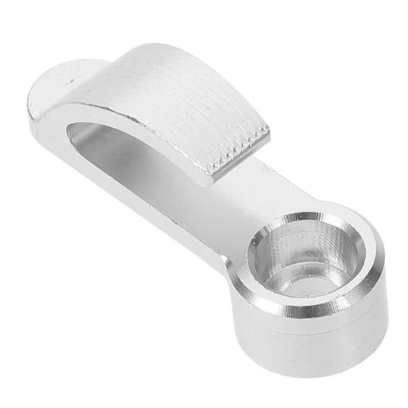 Houderco Aluminum Alloy Motorcycle Handlebar Hooks 1Pcs Silver 5.00X2.00X1.00CM For Secure Fixing And Load Bearing
