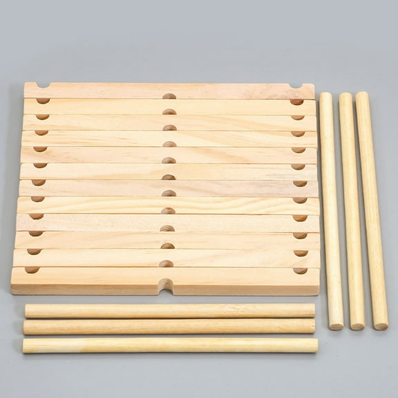 Houderco Childrens Building Construction Toys 2Sets Wooden Arch Bridge Kit For Educational And Fun