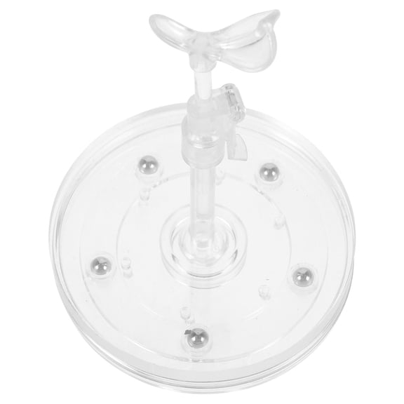 Houderco Doll Stand Transparent Acrylic Modern Design for Doll Collectors 1Pcs