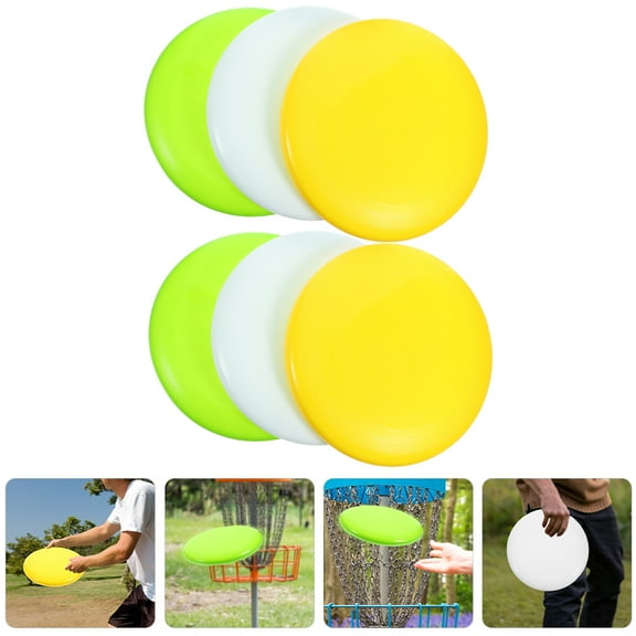 Houderco Golf Disc 6Pcs Pitching Practice Disc for Athletes Outdoor Use and Endurance Building