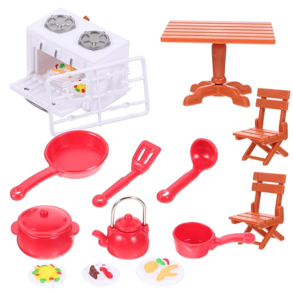 Houderco Mini Cooking Toy 236X157X079in Plastic For Picnic Simulation And Indoor Play With Realistic Design