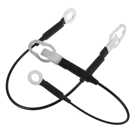 Houderco Rear Tailgate Wire Cable Strap 1 Pair 11.8x1.2x0.3in for Car Trunk Use