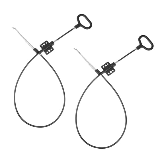 Houderco Recliner Release Lever Pull Handle 2Pcs D Ring Carbon Steel Replacement for Sofa and Couch 11.8X1.7X0.4In