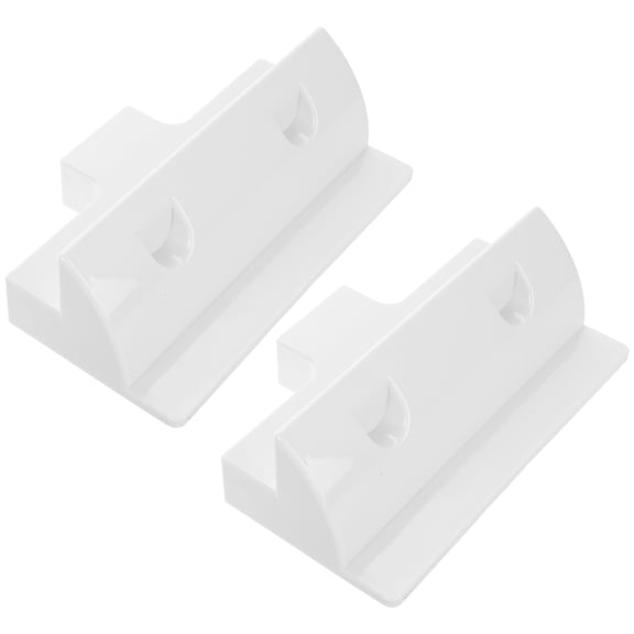 Houderco Rv Yacht Solar Photovoltaic Panel Bracket 2Pcs in White with Abs Material and Quick Installation