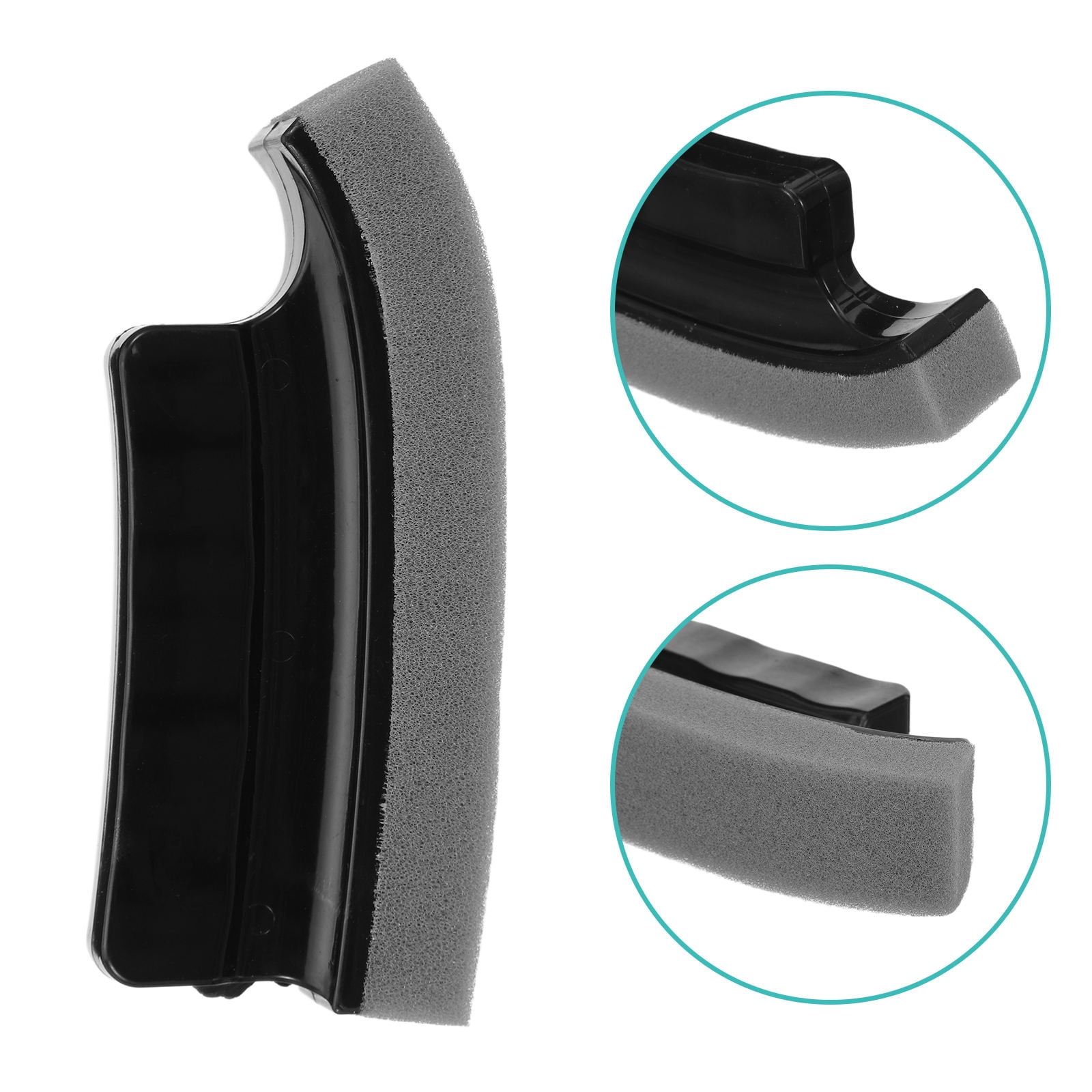 Houderco Soft Sponge Beard Hair Scrubber, Ergonomic Curved Brush for ...