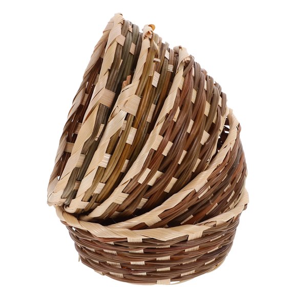 Houderco Tabletop Bread Basket Round 5Pcs 6.5X5.1X2.2In