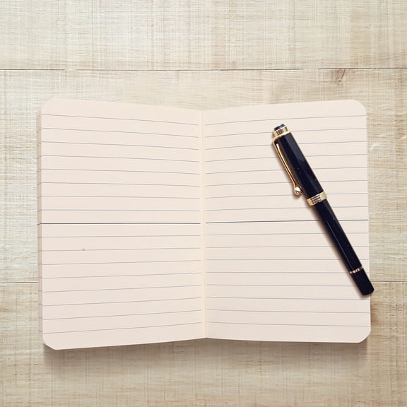 Houderco Wide Ruled Paper Notebook Replacement White A5 Line Refill Paper for Daily Notes