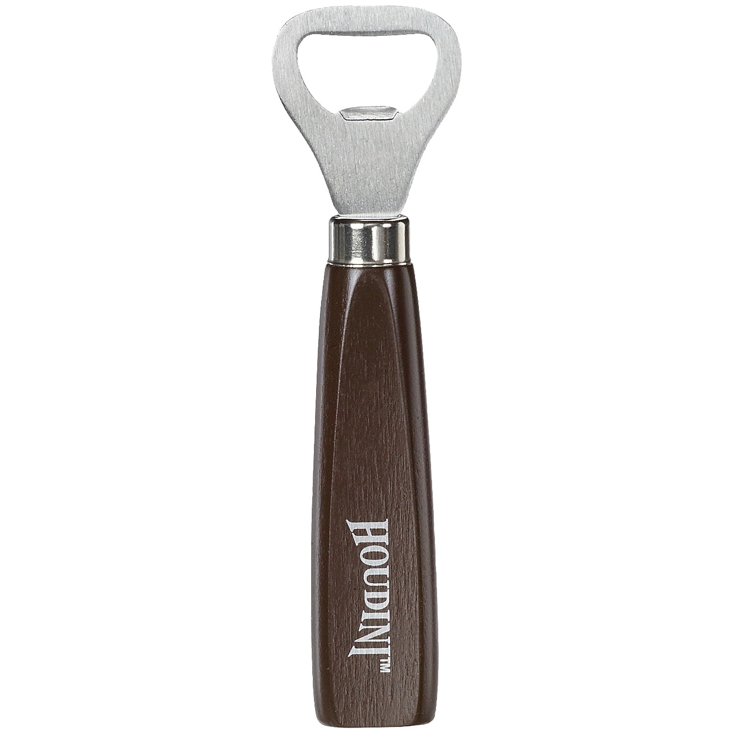 Winco CO-303 Can Tapper/Bottle Opener with Wooden Handle