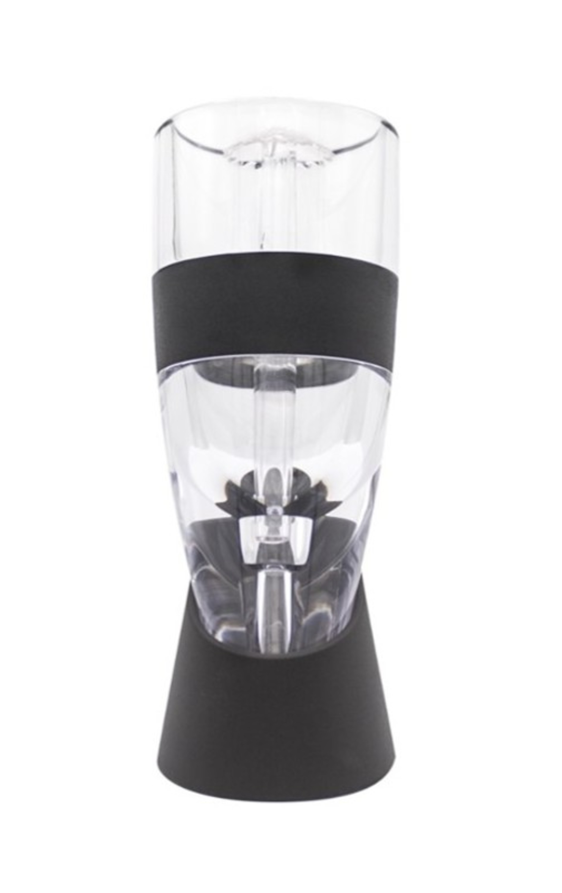 Houdini Deluxe Red Wine Aerator with Black Accents