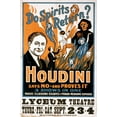 thumbnail image 1 of Houdini poster 12x16 Art Print on Metal Sign 12in x 16in Multi-Color Square Adults Poster Time, 1 of 3