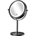 thumbnail interactive-video image 1 of Universal Portable Makeup Mirror - Silicone Self-Grip To Wall, Fogless & Shatterproof For Shower Or Hair 1 of 6