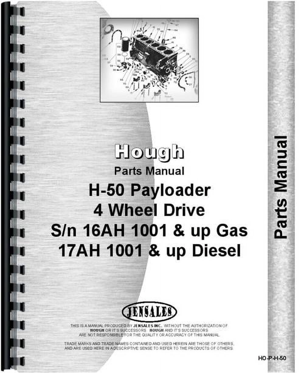 Hough H50 Pay Loader Parts Manual
