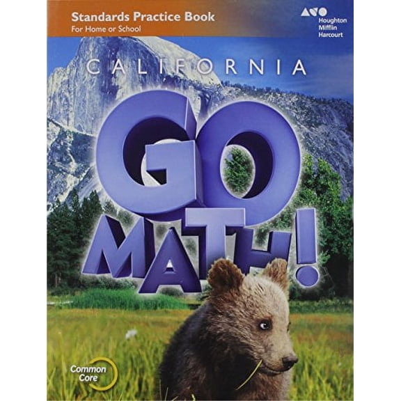 Pre-Owned Houghton Mifflin Harcourt Go Math! Practice Workbook Grade 2, (Paperback)