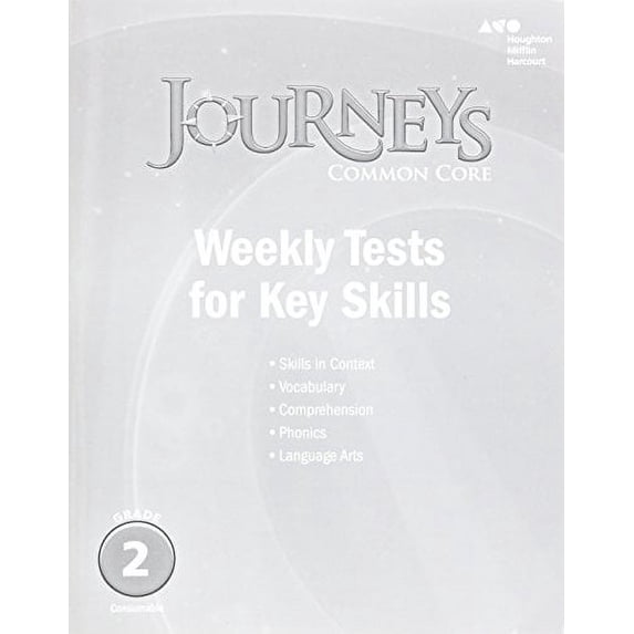 Pre-Owned Houghton Mifflin Harcourt Journeys: Common Core Weekly Assessments Grade 2 Paperback
