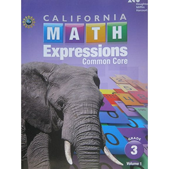 Pre-Owned Houghton Mifflin Harcourt Math Expressio Student Activity Book (Softcover), Volume 1 Grade 3 2015, (Paperback)