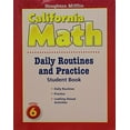 thumbnail image 1 of Pre-Owned Houghton Mifflin Mathmatics: Daily Routine and Practice Book Level 6 (Paperback) 061896004X 9780618960040, 1 of 1