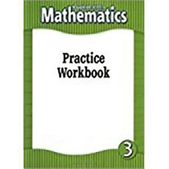 Pre-Owned Houghton Mifflin Mathmatics: Practice Workbook Consumable Level 3 2002 (Paperback) 0618104828 9780618104826