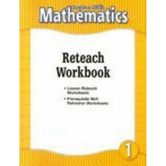 Pre-Owned Houghton Mifflin Mathmatics: Reteach Workbook Consumable Level 5 Paperback HOUGHTON MIFFLIN