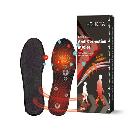 Houkea Insole Body Care Soft And Comfortable Elastic Insole Outdoor Sports Running Non-Slip Wear Breathable