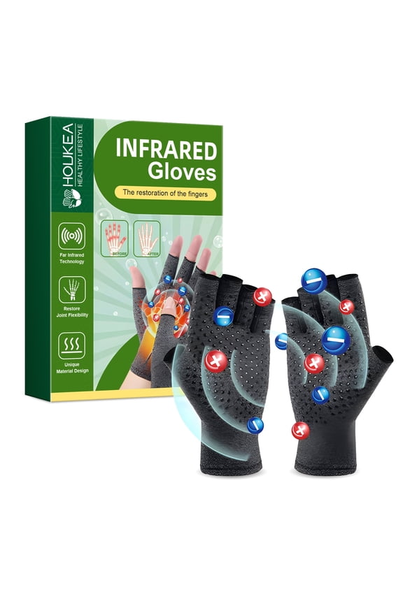 Houkea Joint Care Gloves Relieve Thumb Stiffness Finger Joint Soreness Swelling Discomfort Care Gloves