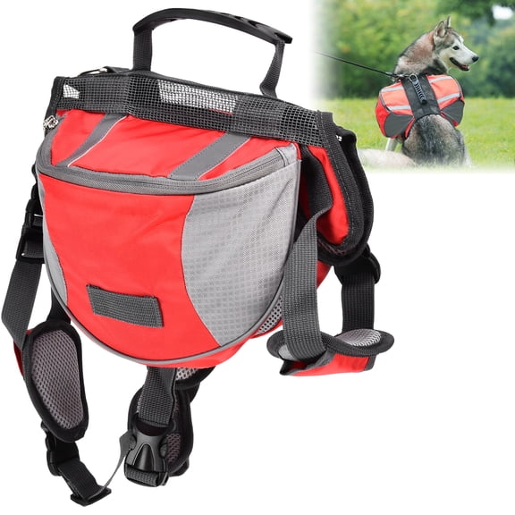 Hound Travel Dog Backpack, Wear Resistant Dog Saddle Bag For Small Medium Large Dogs