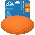 thumbnail image 1 of Hound2O Dog Toys | Squeaky Football, Orange | Durable & Floating Outdoor Toy for Dogs, 1 of 6