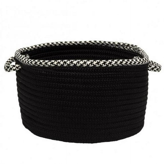 Hounds-tooth Bright Edge - Black 14in.x10in. Basket