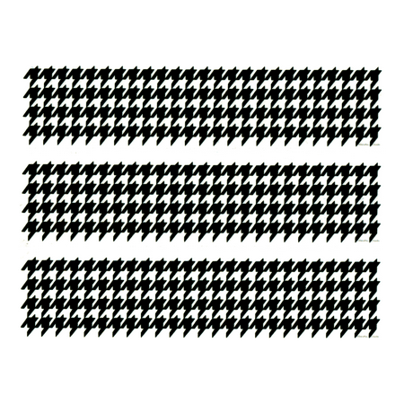 Houndstooth Edible Designer Prints - THREE PER PAGE