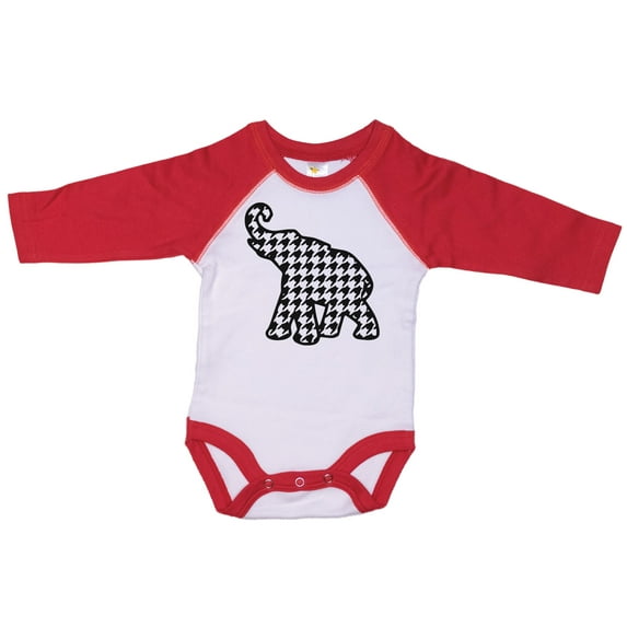 Houndstooth Elephant Onesie