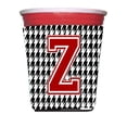 thumbnail image 1 of Houndstooth Monogram Initial Z Red Solo Cup  Hugger, 1 of 1