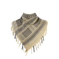 thumbnail image 1 of Houndstooth Palestine Scarf Keffiyeh Arafat Hatta Cotton Wide Scarf with Tassels, Shemagh Arab Cotton Unisex Scarves, 1 of 1