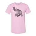 thumbnail image 1 of Houndstooth Shirt, Alabama Shirt, Houndstooth Elephant, Roll Tide Shirt, Unisex Fit, Alabama Football, Houndstooth, Gift For Him, Football, Lilac, LARGE, 1 of 1