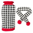 thumbnail image 1 of Houndstooth Sweater & Scarf Set, 1 of 5