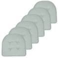 thumbnail image 1 of Houndstooth U-Shaped 16 x 17 Memory Foam Chair Pad Pistachio 6 Pack, 1 of 3