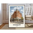 thumbnail image 1 of Hounslow London Borough Poster, Unframed Canvas 12x16in, 1 of 4