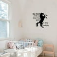 thumbnail image 1 of No Hour of Life is Wasted Equestrian Quote Jumper Horse Jumping Horse Quotes Saying Wall Art Sticker Designs Vinyl Stickers For Home House Walls Rooms Window Bedroom Decoration Size (40x40 inch), 1 of 3