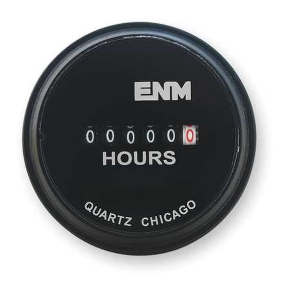 Hour Meter, Flush Round, Flange Mounting CA2