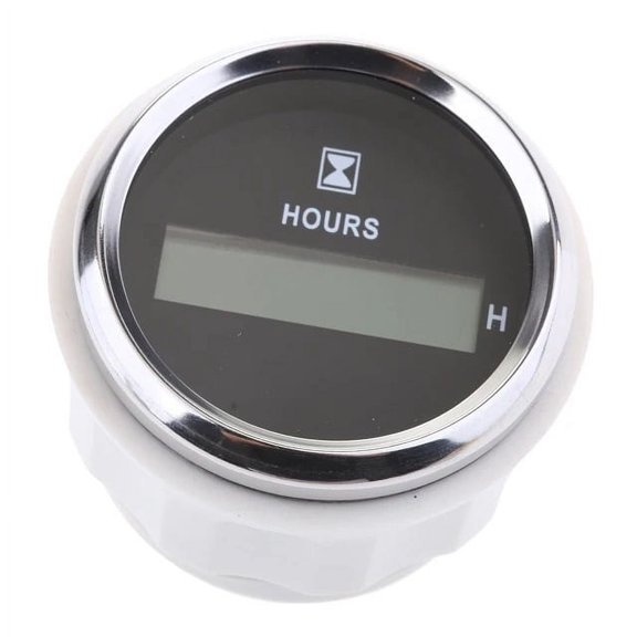 Hour Meter Gauge with Backlight For Marine Boat 9-32V Waterproof