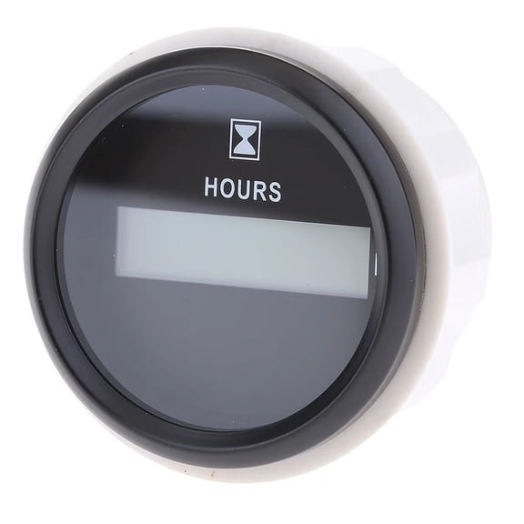 Hour Meter Gauge with Backlight For Marine Boat 9-32V Waterproof