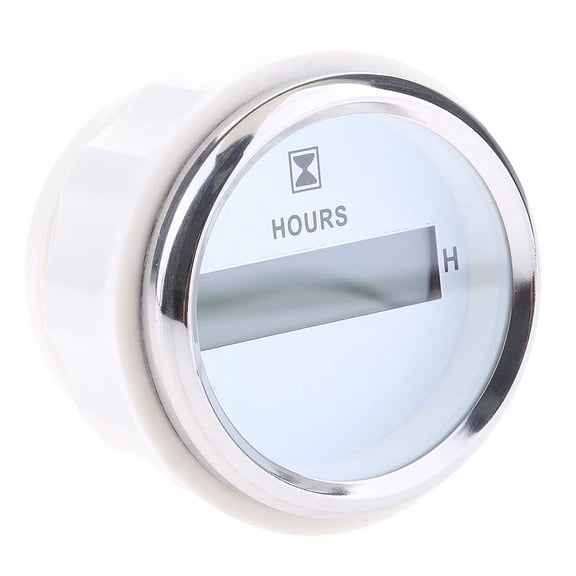 Hour Meter Gauge with Backlight For Marine Boat 9-32V Waterproof