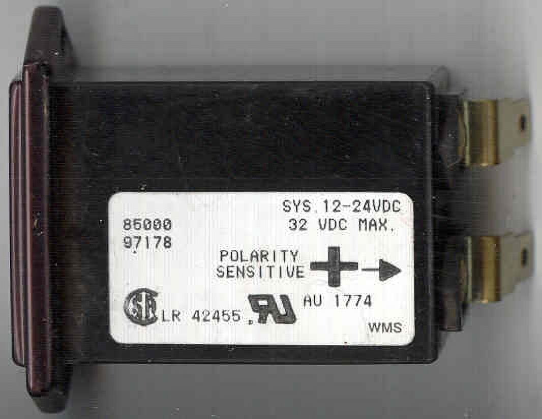 Hour Meter Hobbs, Sys, 1224VDC, 32VDC Max. Polarity Sensitive, LR