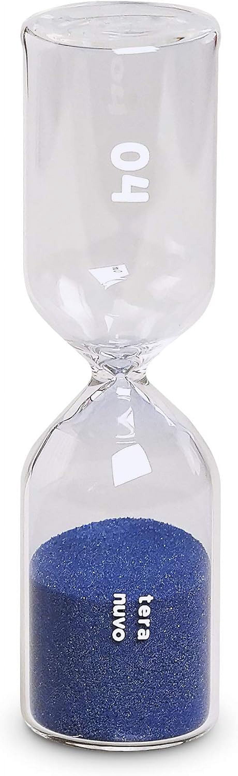 Teranuvo 4-Minute Hourglass - Shock Resistant Coffee Brewing Timer For Perfect Medium-Dark Steep