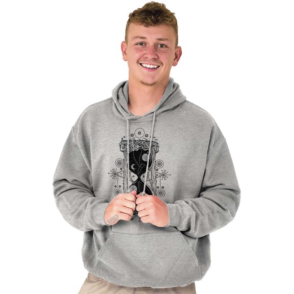 Hourglass Celestial Symbol Beautiful Unisex Plus Size Hoodie Brisco Brands 3X