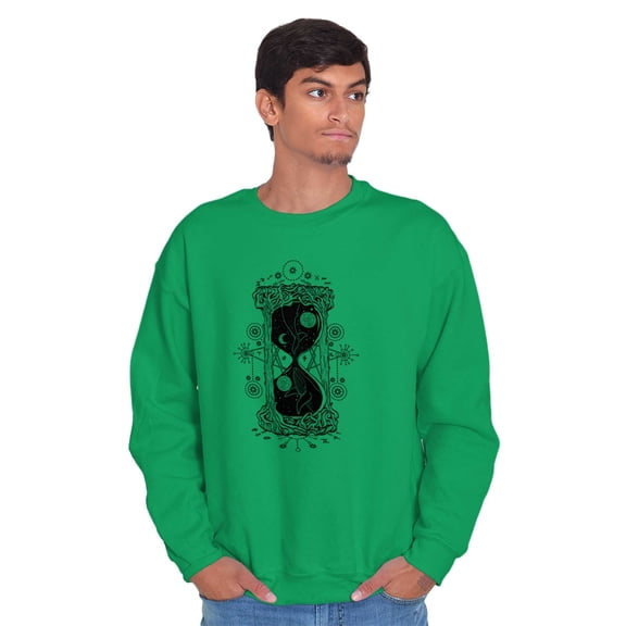 Hourglass Celestial Symbol Beautiful Sweatshirt for Men or Women Brisco Brands M
