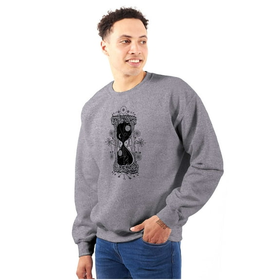 Hourglass Celestial Symbol Beautiful Unisex Plus Fleece Graphic Sweatshirt Brisco Brands 5X