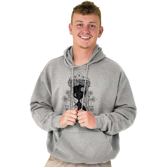 Hourglass Celestial Symbol Beautiful Unisex Plus Fleece Graphic Hoodie Brisco Brands 3X