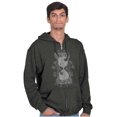 thumbnail image 1 of Hourglass Celestial Symbol Beautiful Zip Up Hoodie Men's Women's Brisco Brands 2X, 1 of 6
