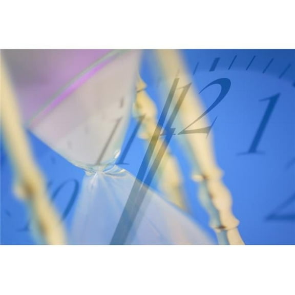 Hourglass & Clock Poster Print by Don Hammond, 34 x 22 - Large