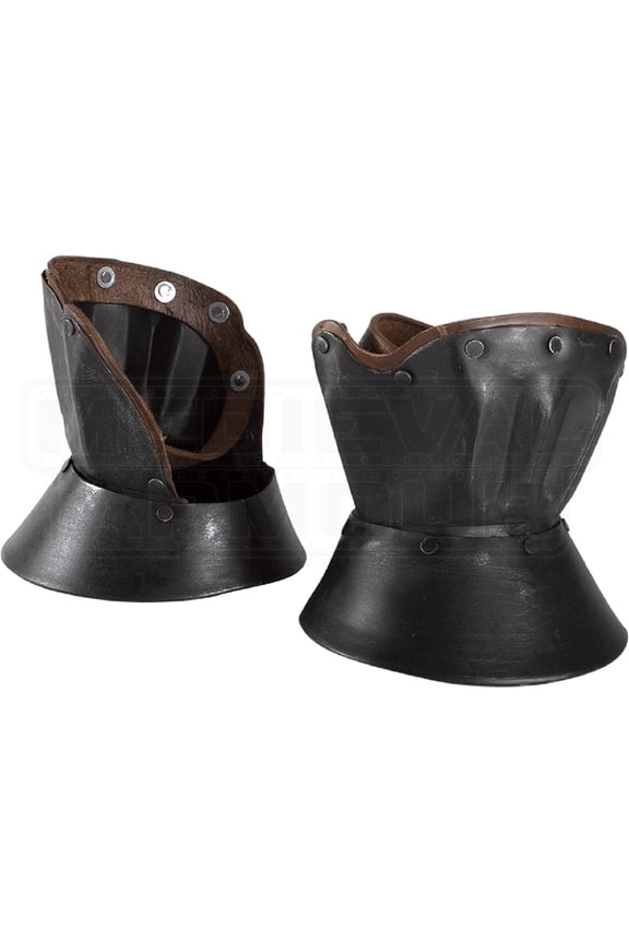 Hourglass Demi Gauntlets Medieval Epic Dark Hand Gloves Steel Armour